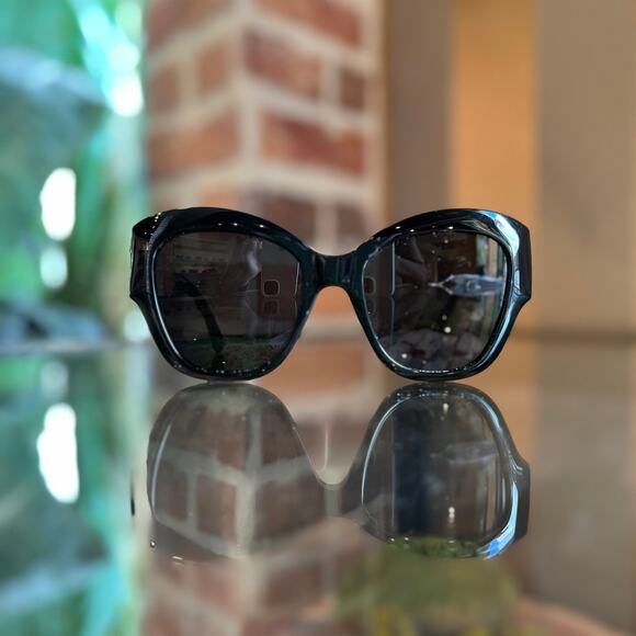 Gucci Accessories - Gucci GG0808S 001 Marmont Black Round Cat Eye Acetate Sunglasses